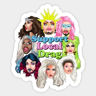 Support local Drag Sticker